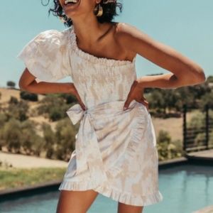 NWT Cleobella Pia Mini Dress Cream XS